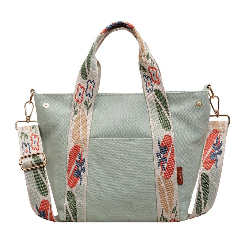 Floral Pattern Tote Bag for Women Stylish Shoulder Bag with Adjustable Strap Large Capacity Daily Use Bag