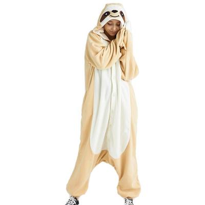 Lenochod Onesie pro dospělé Halloweenský kostým Jednodílné pyžamo Vánoční Kigurumi Celotělové spaní