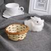 Toy Mini Basket Ornaments Animal Cat Doll Plush Animal Toy Basket Bunny Figure Dog Stuffed Toy