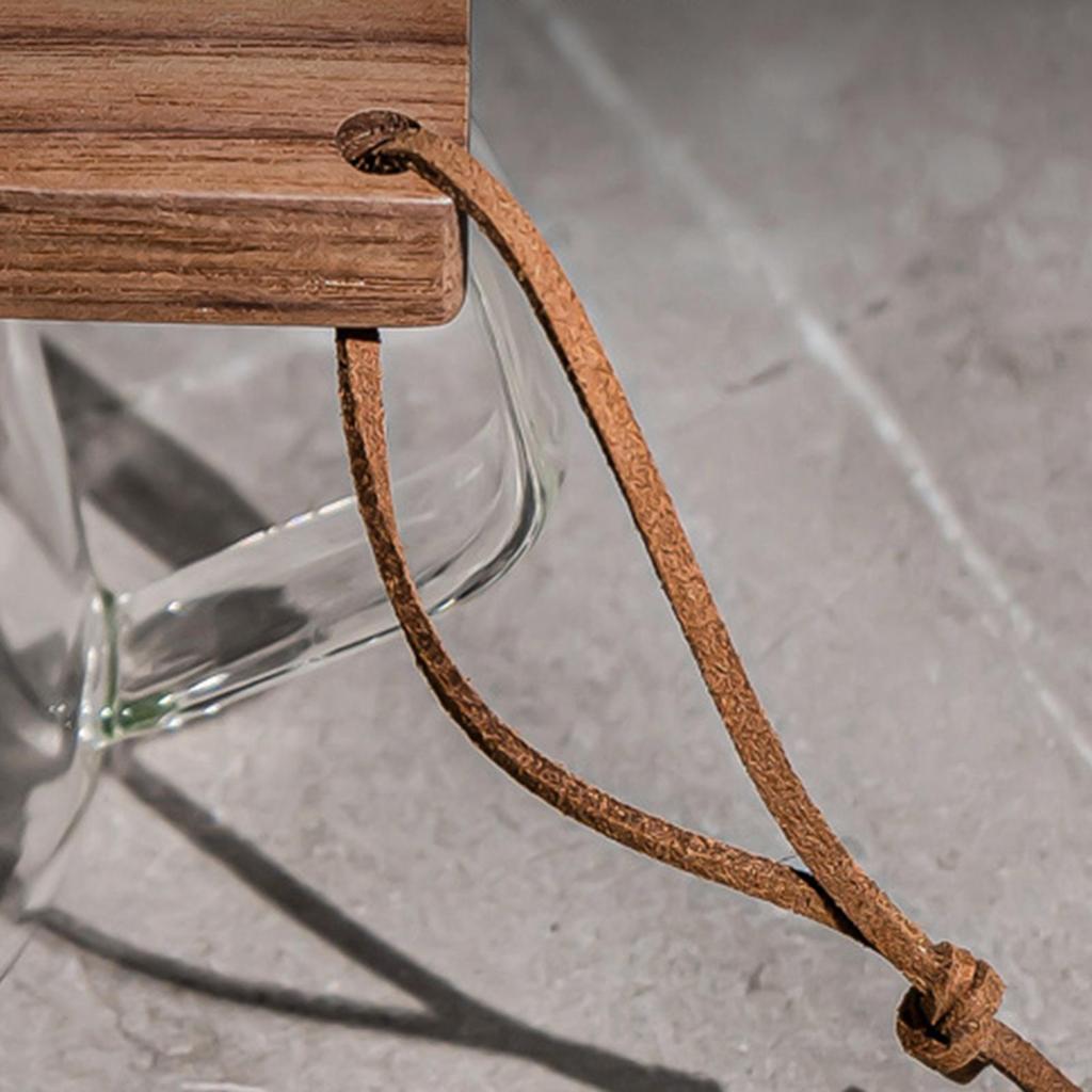Premium Wooden Coffee Filter Stand for Home