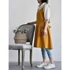 Cotton Linen Cross Back Apron For Women With Pockets For Painting Gardening