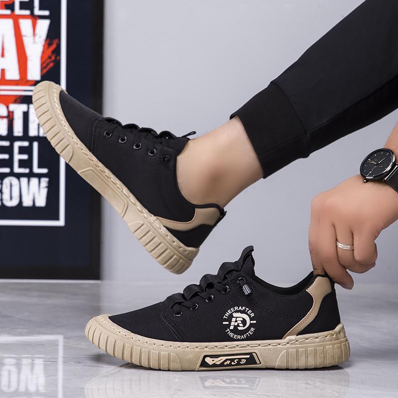 Men's shoes ice silk cloth outdoor breathable casual shoes light fashion flat comfortable board shoes versatile