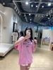 Women's Retro 1996 AC Dip-Dyed Digital Print Loose Sun Protection T-Shirt