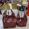 Luo Jia Quetschtasche, Extrusionsbeutel, Hochtexturiertes Weiches Rindsleder, Donut-Ketten-Tasche, Tragbar, Schulter-, Crossbody