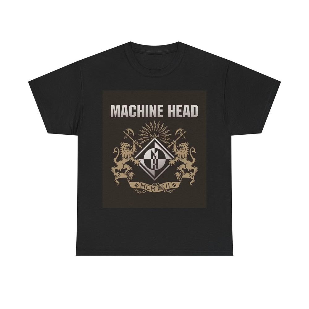 

Винтажная футболка Machinehead, графический рок-арт, унисекс, из плотного хлопка 3XL