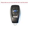 Black Carbon Fiber Pattern Key Fob Cover For Subaru BRZ Legacy Impreza WRX/Sti
