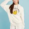 MLB Sweatshirts Unisex White Hooded Moderate Regular 3AHDN0124-50IVS