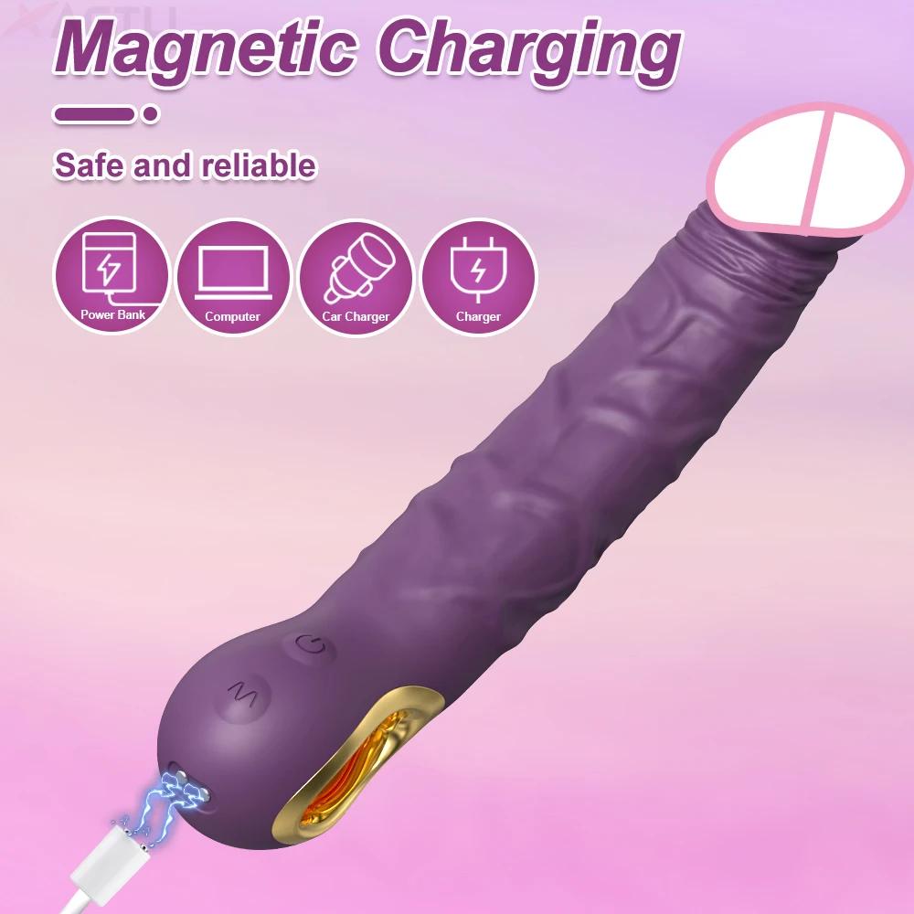 Powerful Dildo Vibrator for Women G Spot Vagina Massager Vibrating Clit Clitoris Stimulator Female Sex Toy Couple Adult Supplies