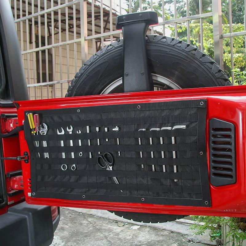 Tailgate Storage Bag Rear Door Cargo Organizer Tailgate Panel Tailgate Panel Rear Door Cargo Organize Bag
