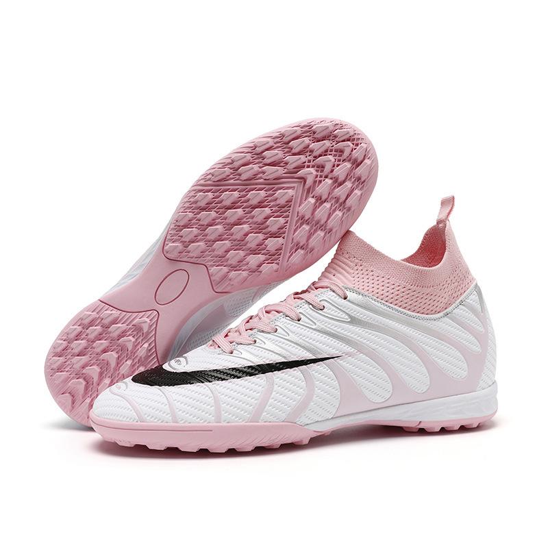 Football Shoes Men's and Women's TF Broken Nails Competition Sports Training Shoes Youth Students Ground Spikes Running Shoes
