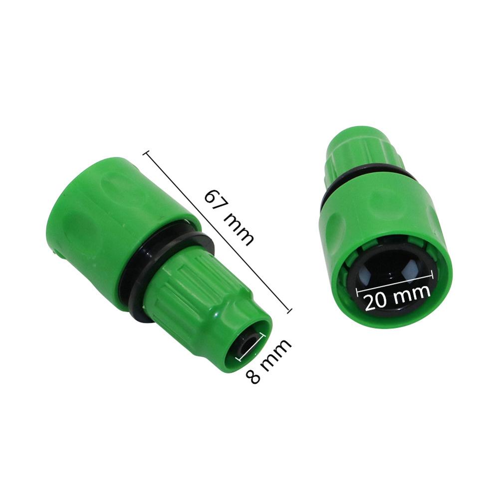 Kran ogrodowy Szybkozłączka z kolankiem 4mm, 8mm Złączka do rur nawadniania kropelkowego szklarni Adapter złączki do węża 2 szt.
