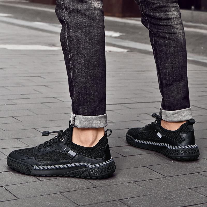 Summer Men's Sneakers Breathable Casual Shoes Men Comfortable Loafers Mesh Shoes Outdoor Walking Sneakers