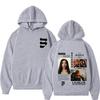 Singer Maria Becerra Album 2026 Tour Hoodie neutral Hip Hop Pullover Long Sleeves Loose Casual Vintage Sweatshirts Streetwear