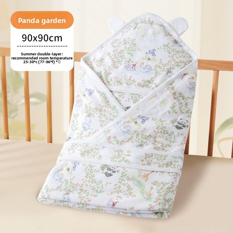 Baby Quilt Spring and Summer Thin Cotton Quilt Newborn Baby Bag Single Swaddle Blanket