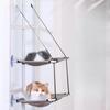 Cat Hammock Window Bed Kitten Sunny Seat Hanging Mount Beds Cat Sofa Playing Double-decker Tunnels Suction Cup Wall Pet Hanging