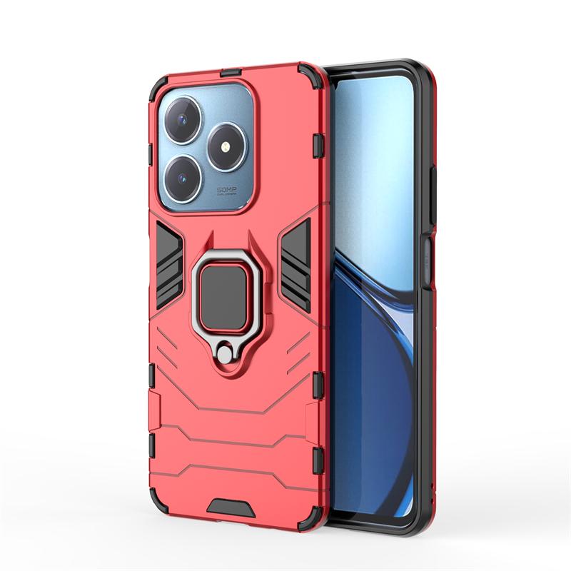 For Realme C61 Case Anti-knock Armor Magnetic Suction Stand Full Back Cover For Realme C61 Case For Realme C61 Global 6.74 inch