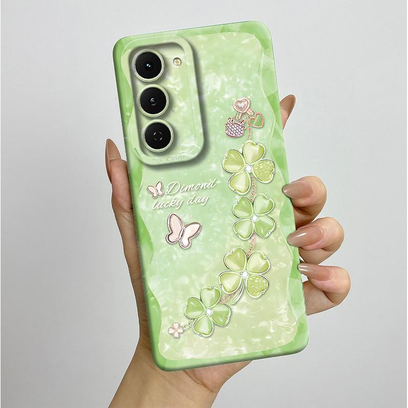 Casing For Tecno Spark 40 Pro 40Pro+ Plus 4G Aesthetic Flowers Phone Case Slim Liquid Silicone Anti Drop Protection Soft Cover