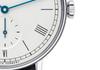 Quarz Uhr mit zwei und einem halben Zeiger Legierung Edelstahl Uhr 848 Nom Römische Ziffern Serie Uhr