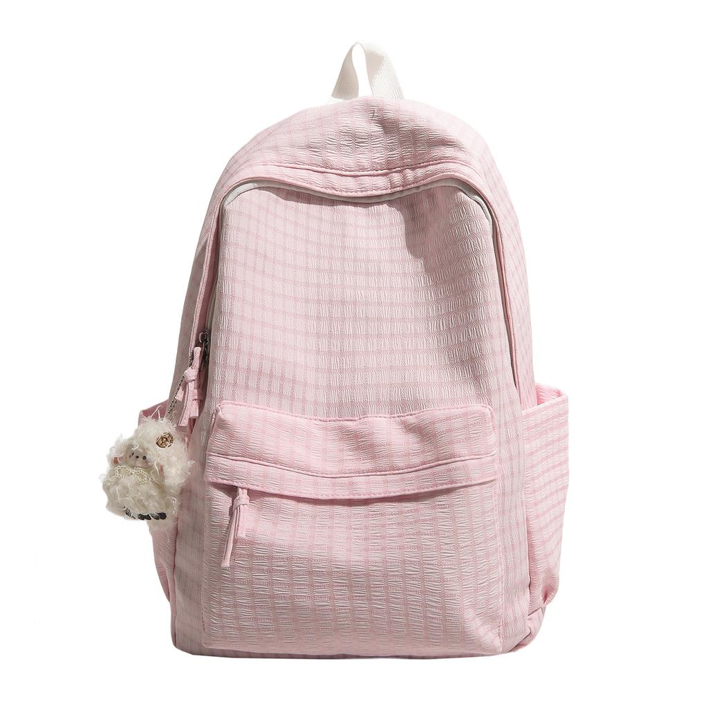 Schoolbag female Japanese large-capacity college style backpack 1011 spring new simple leisure outdoor travel backpack