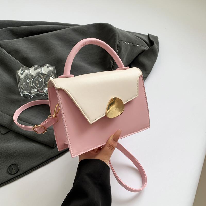 Stylish Casual Pu Shoulder Bag Small Square Fashion Handbag For Summer Trendy Look