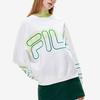 New FILA Sweatshirts Women's White F11W219209FWT