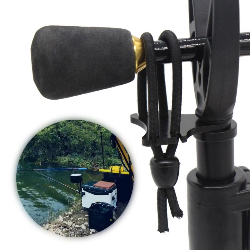 Fishing Rod Fixing Strap Bungee Rod Lock with Snap Button Prevent Falling Off Fishing Accessories Fishing Rod Lock Strap