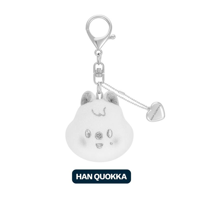 [VORBESTELLUNG] Stray Kids – SKZOO FACE SCHLÜSSELANHÄNGER SILBERNE Version. feiern