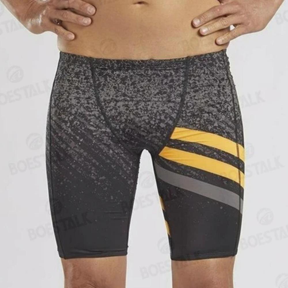 Cross-border  Men's Swim Pants, Professional Waterproof Quick-dry Beach Pants, Comfortable Breathable Swimming Pants, Outdoor Sports Swim Pants