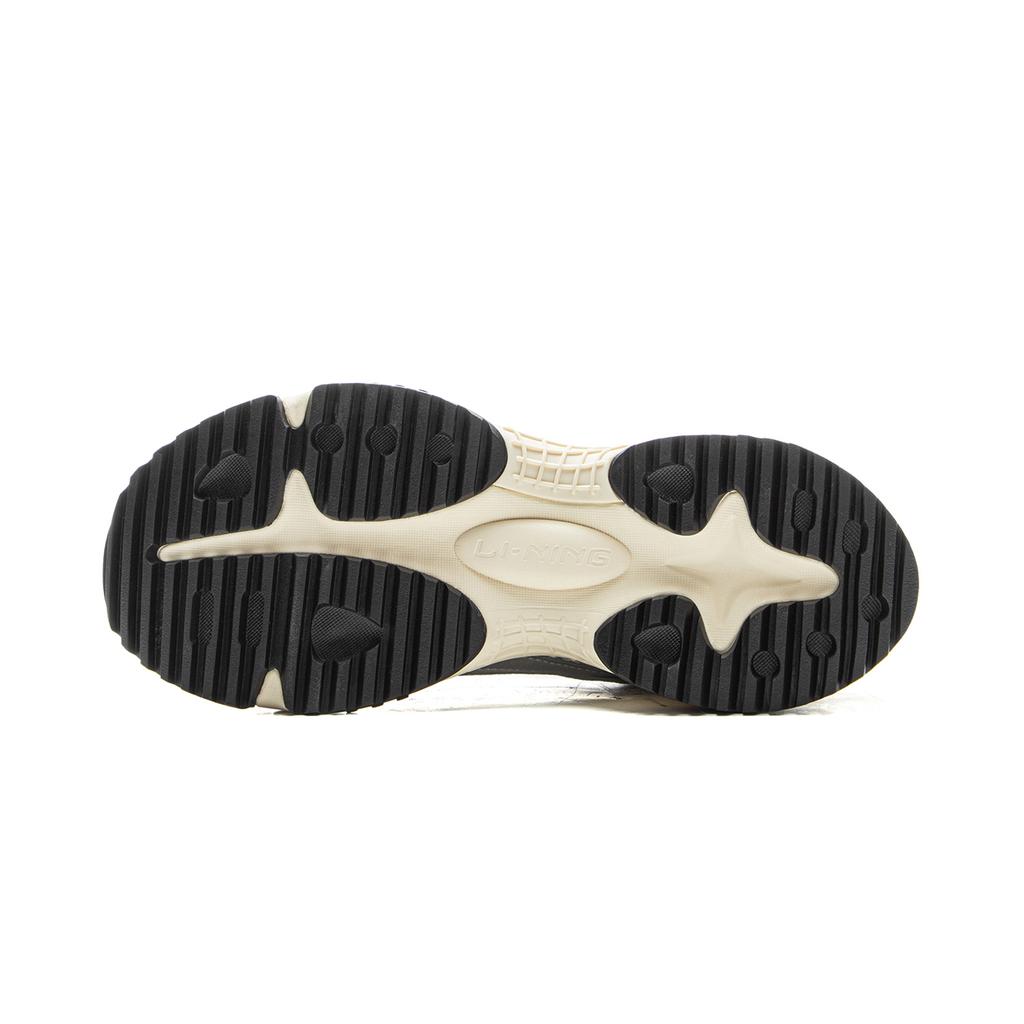 Li Ning QIAO Star V2 Cushioning Slip Resistant Abrasion Resistant Low Top Casual Shoes Women's Silver Black AGCV370-2