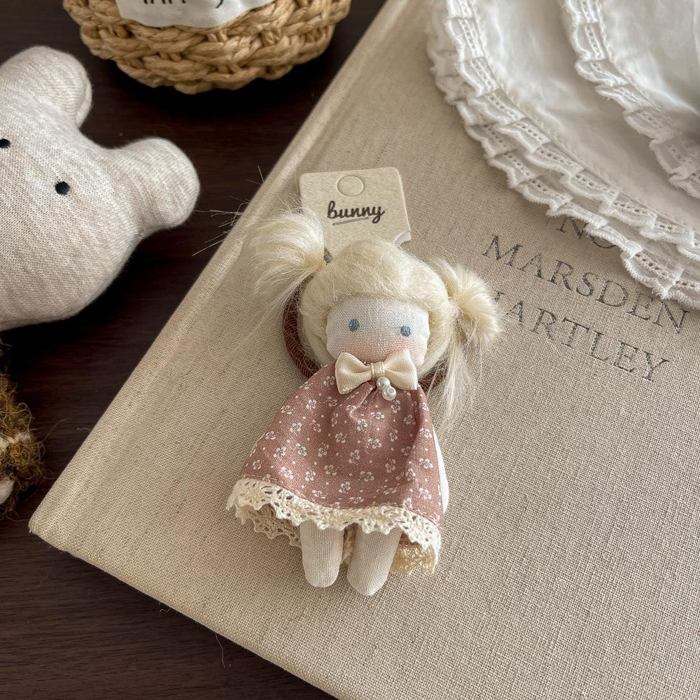 

New Lace Floral Doll Hair Clip&Cartoon Hair Ties,Sweet Princess Hair Accessories for Girls,Durable&Non-slip,Ideal for Daily Wear