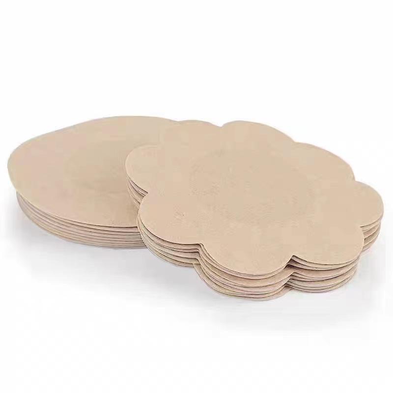 Ultra-thin Disposable Nipple Covers: Breathable, Non-woven Fabric, Invisible Stickers for Small Breasts, Flat Chests, Men & Women.