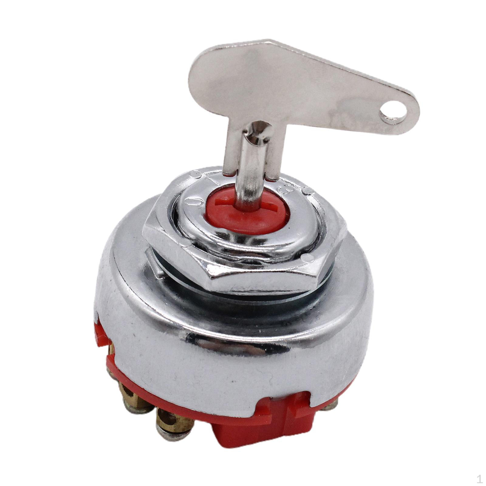 Ignition Light Switch 8 Pins W/Key Repair Part High for 6V System