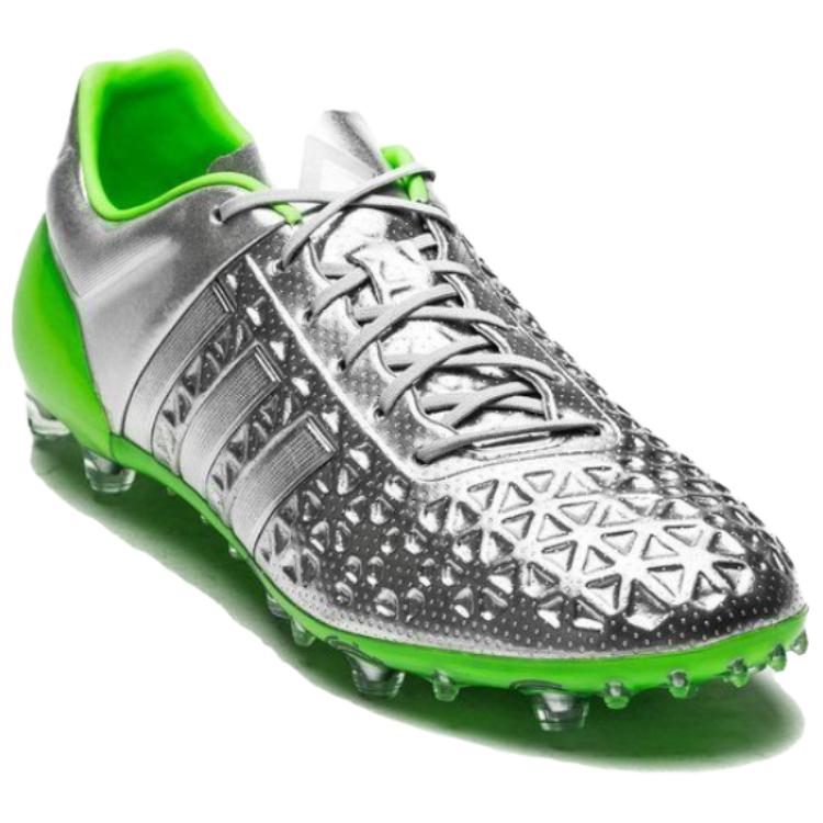 adidas Ace 15.1 FG/AG Eskolaite Pack Pánské tenisky Stříbrná Stříbrná-Metalická Solární-Zelená S31695
