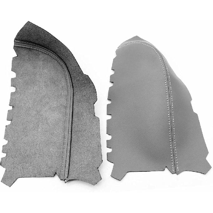 GXARTS One Pair of Leather Front Door Armrest Cover Compatible with Honda Pilot 2009 2010 2011 2012 2013 2014 2015 Leather Armrest with Door Clip