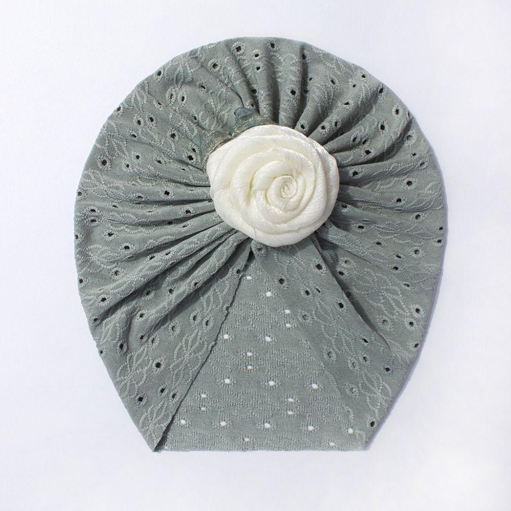 Flower Newborn Baby Girls Turban Hollow Toddler Kid Head Wrap Cute Baby Hat  Hair Accessories
