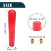 TUCKBOLD Car Shift Front Shift Lever 1 with 2 Adapters Knob, Knob, 25cm, Red, Set, Acrylic,