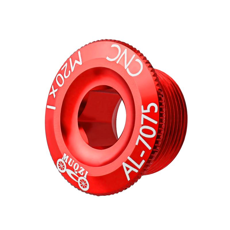 Kurbelabdeckung Schraubkappe M20 MTB Kurbelgarnitur Kurbelabdeckung Aluminium Rennrad Zubehör 10 Farben