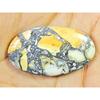 44Cts. Natural Maligano Jasper Oval cabochon Palm Crytsal Gemstone 22X37MM SK-2663