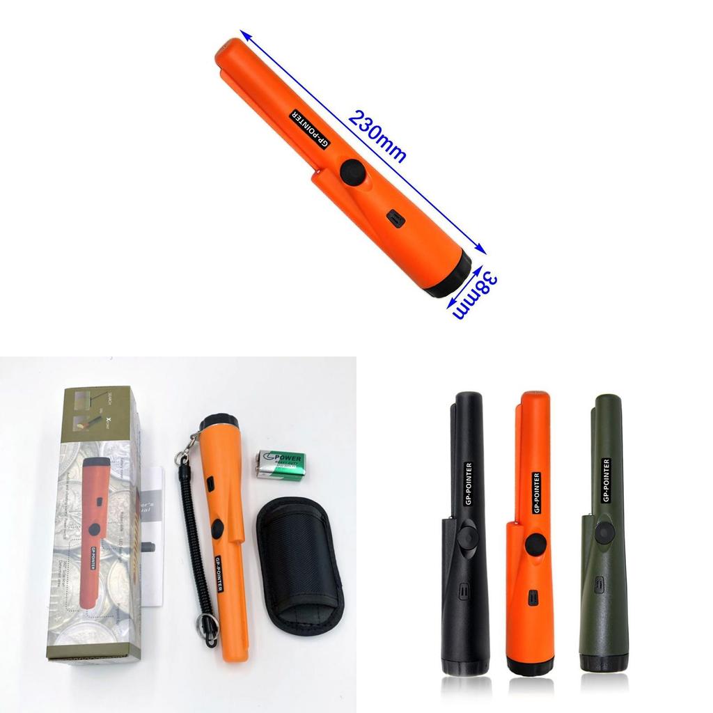 Gp Pointer Metal Detector With Vibration Sound Alarm Handheld Metal Search Device For Treasure Hunting