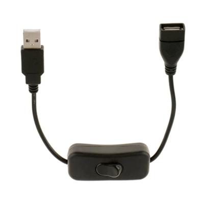 Durable PVC USB Cable USB Connection Rocker Switch USB Extension Switch Control On/Off Switch LED Desk Lamp