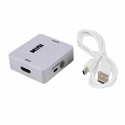 Przenośny Konwerter HD 1080P HD na VGA Z Audio VGA2HD Adapter Skrzynki Wideo Dla Komputera HDTV Projektora Dla DVD PS3