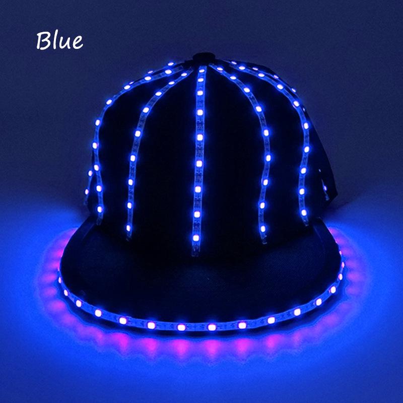 LED Glowing British Gentleman Top Hat - Stylish Trend for Prom Parties and Jazz Events