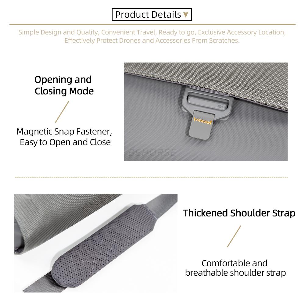 Multi-function Storage Bag For Mavic 3 Pro Light Endurance Shoulder Bag For DJI Neo/Air 3/Mavic 3 Classic Drone Accessories