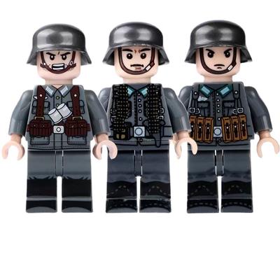 Military WW2 Mini Figures German Soldier Building Blocks Bricks Model Kids Adult Birthday Children's Day Gifts