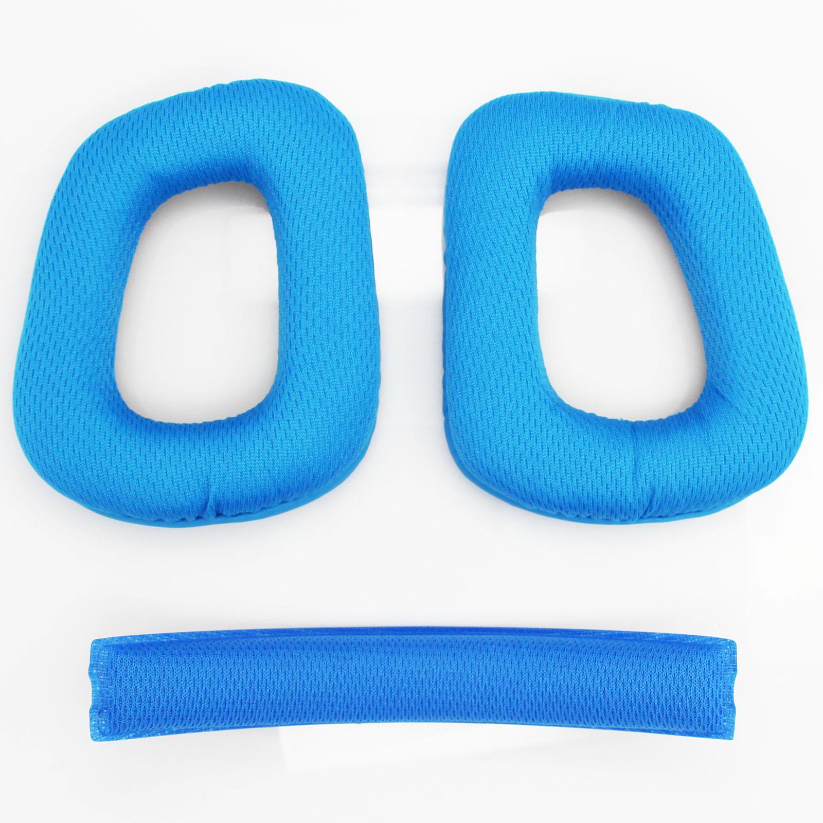 

Совместимые амбушюры и подушки для оголовья для наушников Logitech G930 - Черные Logitech G930