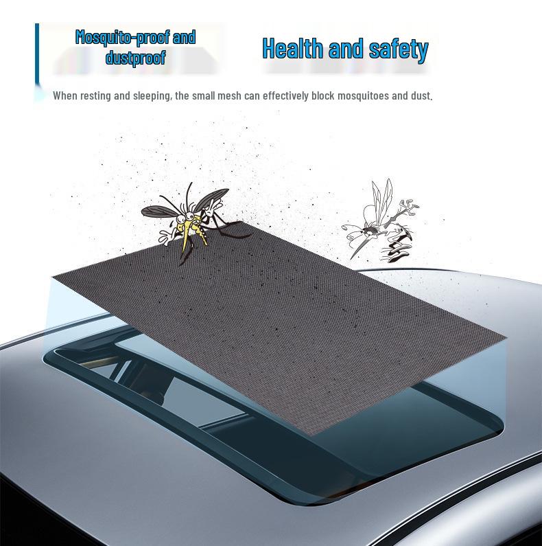 Magnetic Sunroof Insect and Dustproof Shade: Outdoor Car Anti-Mosquito Screen