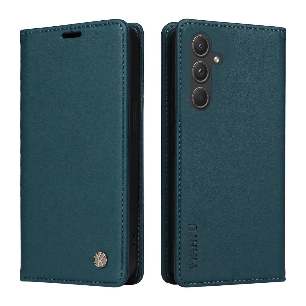 YIKATU YK-001 For Samsung Galaxy A55 5G Magnetic Case Book Style Leather Stand Phone Cover
