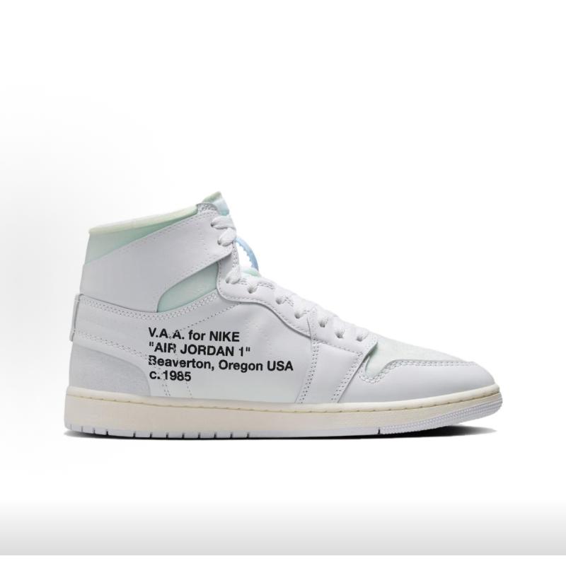Sneakersy Unisex Off-White x Air Jordan 1 Retro High OG Alaska AA3834-100