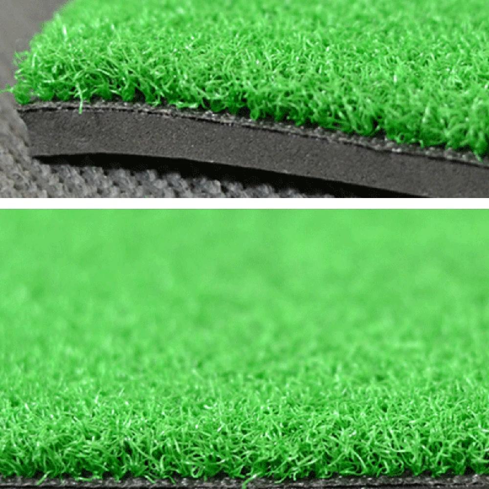 30x60cm/20x50cm Golf Mat Short Grass Hitting Mats with SBR/EVA Base & Golf Tee, Indoor/Outdoor Training Mat for Swing Practice