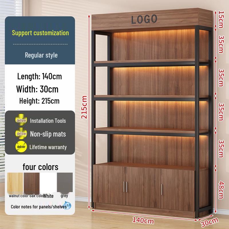 Multi-layer Shelving Unit for Cosmetics, Snacks & Stationery Display